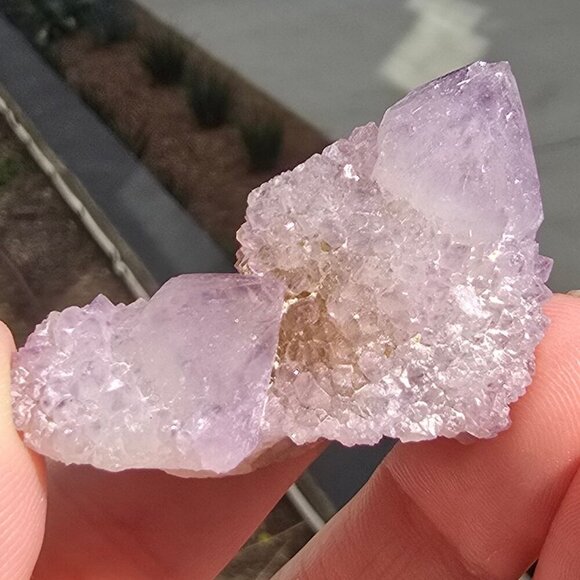 Spirit Quartz ✦ Raw Lavender Amethyst Cluster ✦ Cactus Quartz Formation 2.5" - Picture 7 of 11